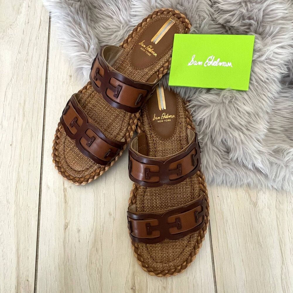 Sam Edelman Brown Sandals | Women’s 8.5 | Chic Summer Shoes | New With Tags